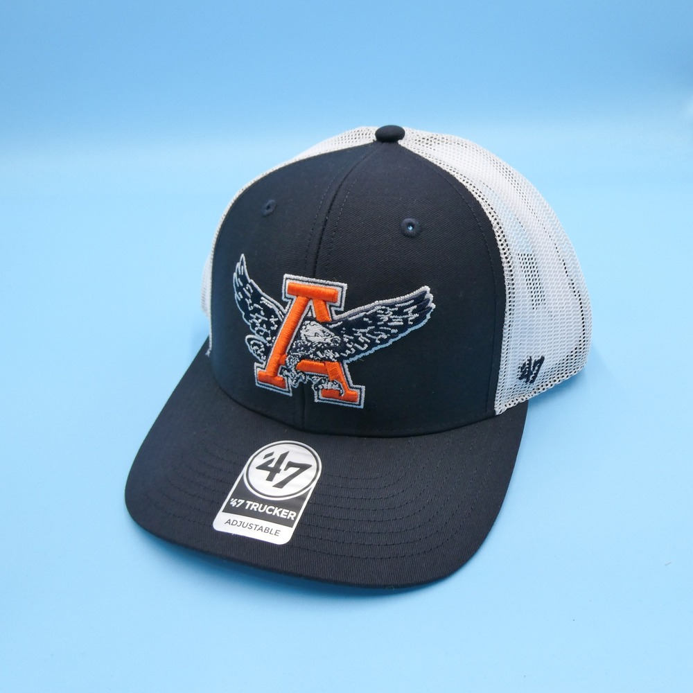 '47 Brand‎ Trucker Hat Mens One Size Auburn Tigers Navy Blue White Mesh Snapback